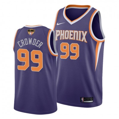 Nike Phoenix Suns #99 Jae Crowder Youth 2021 NBA Finals Bound Swingman Icon Edition Jersey Purple